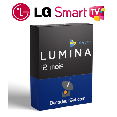 ABONNEMENT LUMINA PLAYER iPTV LG TV