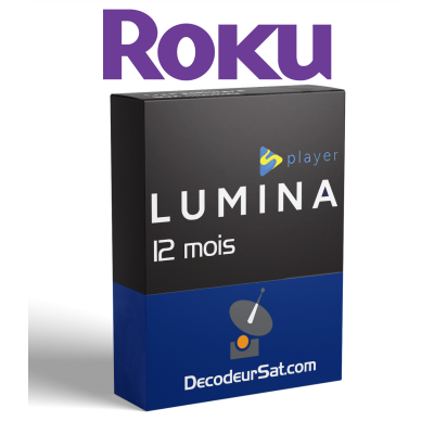 ABONNEMENT LUMINA PLAYER iPTV Roku