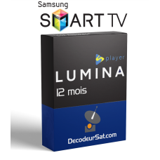 ABONNEMENT LUMINA PLAYER iPTV SAMSUNG TV