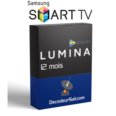 ABONNEMENT LUMINA PLAYER iPTV SAMSUNG TV