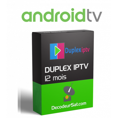 ABONNEMENT DUPLEX PLAY iPTV Android TV