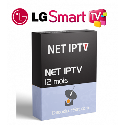 ABONNEMENT NET iPTV LG TV