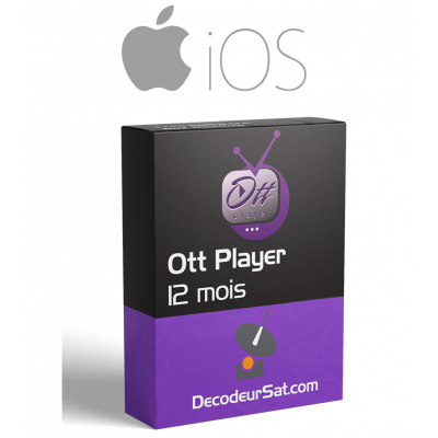 ABONNEMENT Ott Player iPTV iOS
