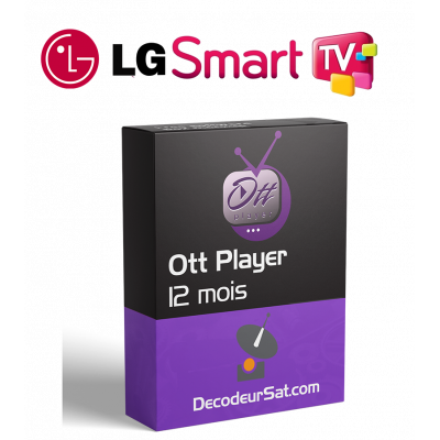 ABONNEMENT Ott Player iPTV LG TV