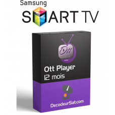 ABONNEMENT Ott Player iPTV SAMSUNG TV