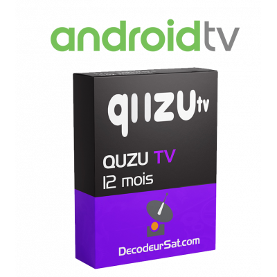 ABONNEMENT QUZU TV iPTV Android TV