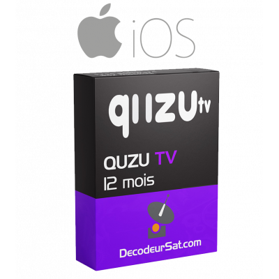 ABONNEMENT QUZU TV iPTV iOS