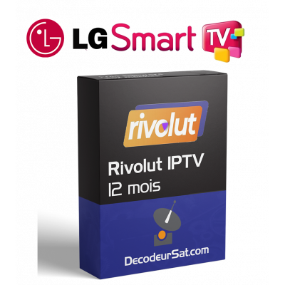 ABONNEMENT RIVOLUT iPTV LG TV
