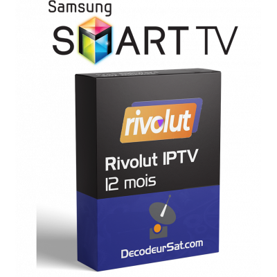 ABONNEMENT RIVOLUT iPTV SAMSUNG TV