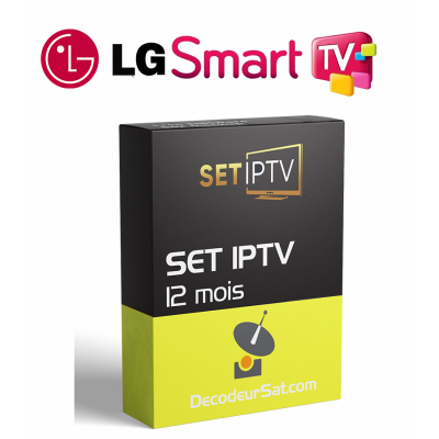 ABONNEMENT SET iPTV LG TV