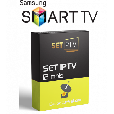 ABONNEMENT SET iPTV SAMSUNG TV