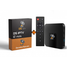 Pack silver box Android Tv + DS IPTV