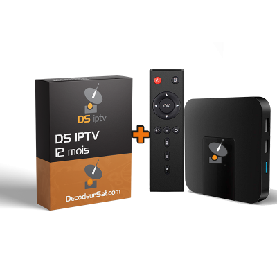 Pack silver box Android Tv + DS IPTV