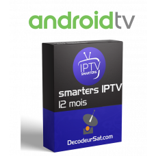 ABONNEMENT IPTV Smarters Pro Android TV