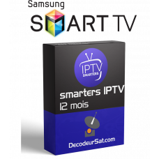 ABONNEMENT IPTV Smarters Pro SAMSUNG TV