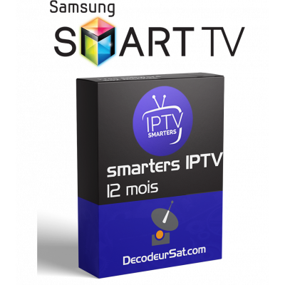 ABONNEMENT IPTV Smarters Pro SAMSUNG TV