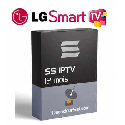 ABONNEMENT SS iPTV LG TV